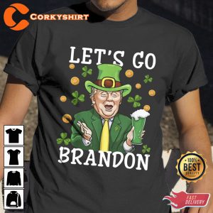 Trump Let’s Go Brandon St Patricks Day Tee Shirt