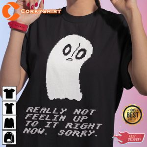 Undertale Gaming T-Shirt Napstablook Indie Tee