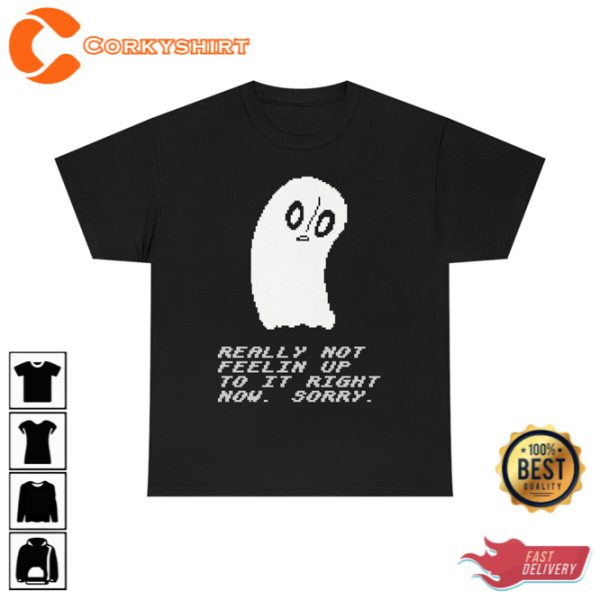 Undertale Gaming T-Shirt Napstablook Indie Tee