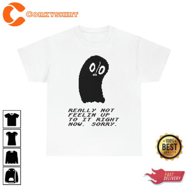 Undertale Gaming T-Shirt Napstablook Indie Tee