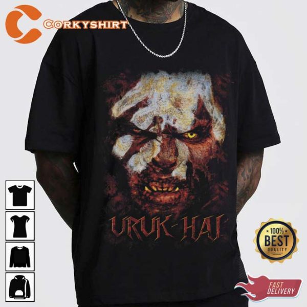 Uruk Hai Lord of the Rings Movie T-shirt