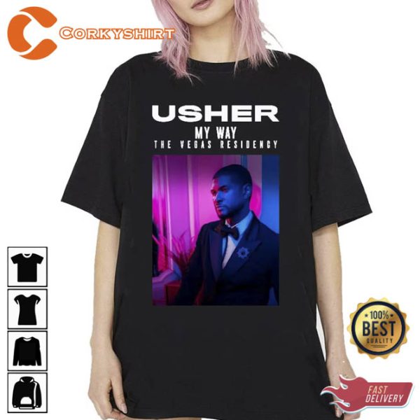 Usher My Way The Vegas Residency Tour 2023 Shirt