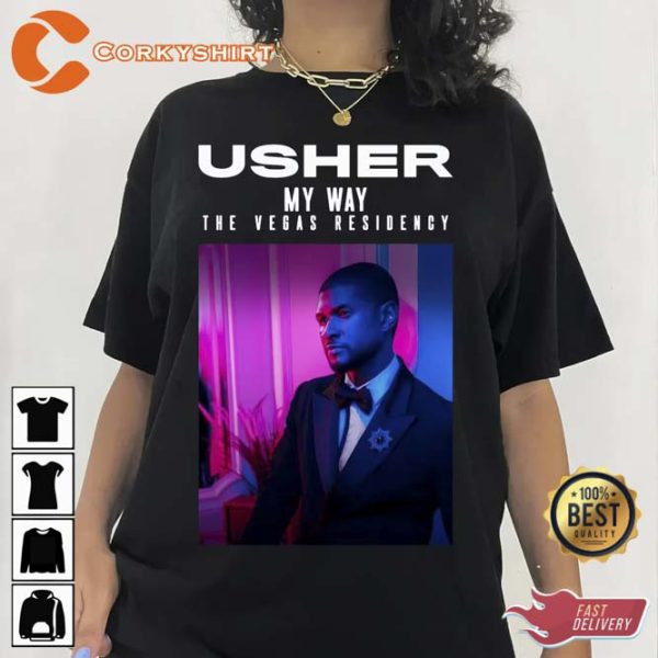 Usher My Way The Vegas Residency Tour 2023 Shirt