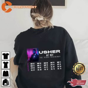 Usher My Way The Vegas Residency Tour 2023 Shirt 4