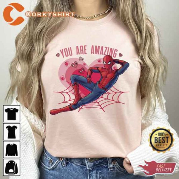 Valentine Spiderman You Are Amazing T-Shirt