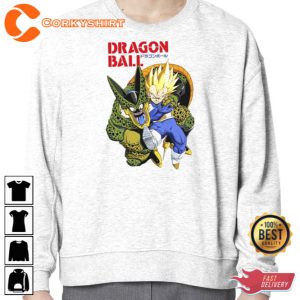 Vegeta Vs Cell Dragon Ball Z Super Vegeta Manga Cover Shirt
