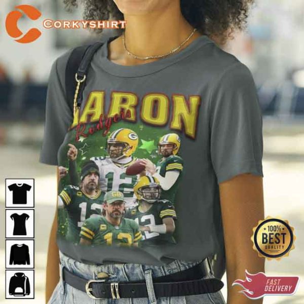Vintage Aaron Rodgers Shirt Gift For Him and Her