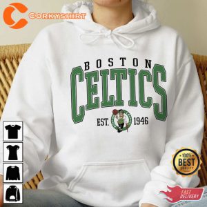 Vintage Boston Celtics Boston Basketball Hoodie