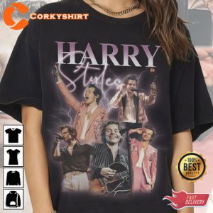 Vintage Harry Styles 90s Bootleg Printed T-Shirt