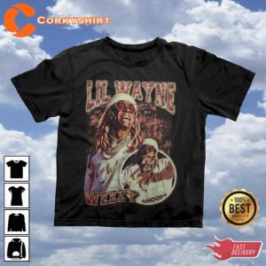 Vintage Inspired Lil Wayne Graphic Rap Tee