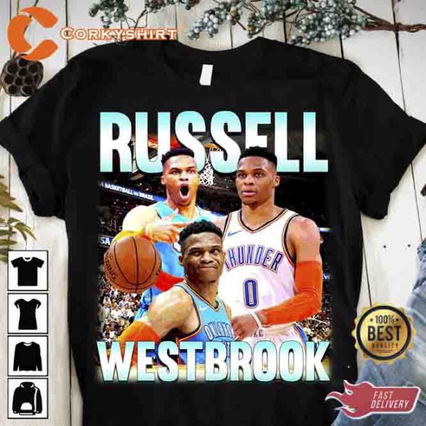 Vintage Inspired Russell Westbrook T-Shirt