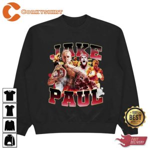 Vintage Jake Paul 90s Style Boxing Hoodie