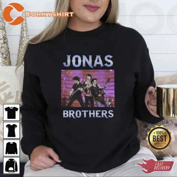 Vintage Jonas Brothers Pop Rock Band Music Unisex Sweatshirt