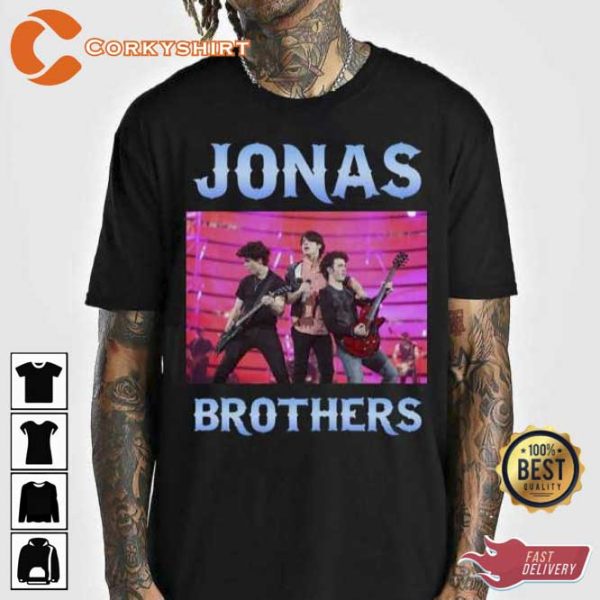 Vintage Jonas Brothers Pop Rock Band Music Unisex Sweatshirt