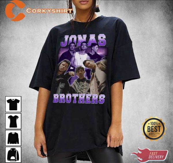 Vintage Jonas Brothers Trending Music T-Shirt