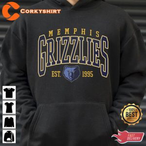 Vintage Memphis Grizzlies Memphis Basketball Hoodie