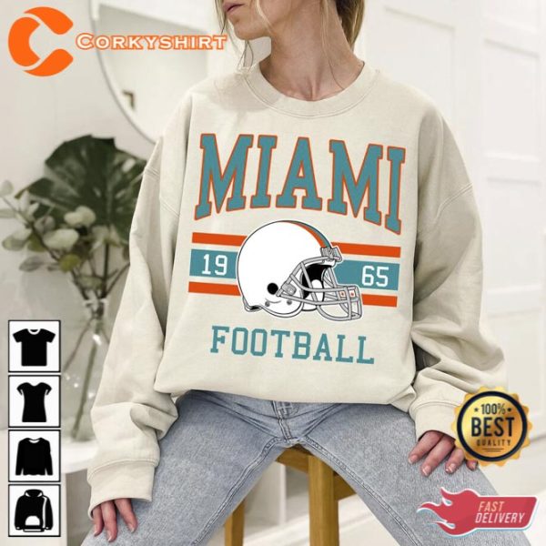 Vintage Miami Football Hot Unisex Shirt