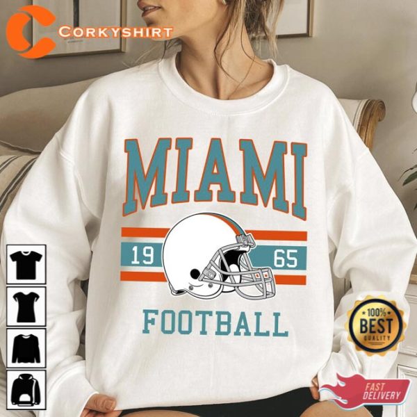 Vintage Miami Football Hot Unisex Shirt