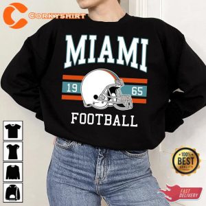 Vintage Miami Football Hot Unisex Shirt