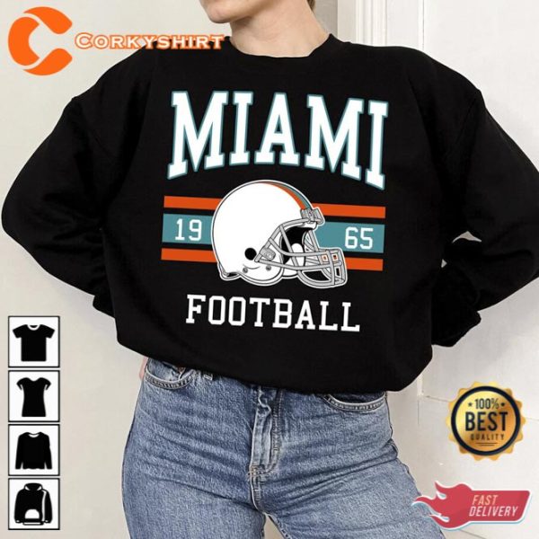 Vintage Miami Football Hot Unisex Shirt