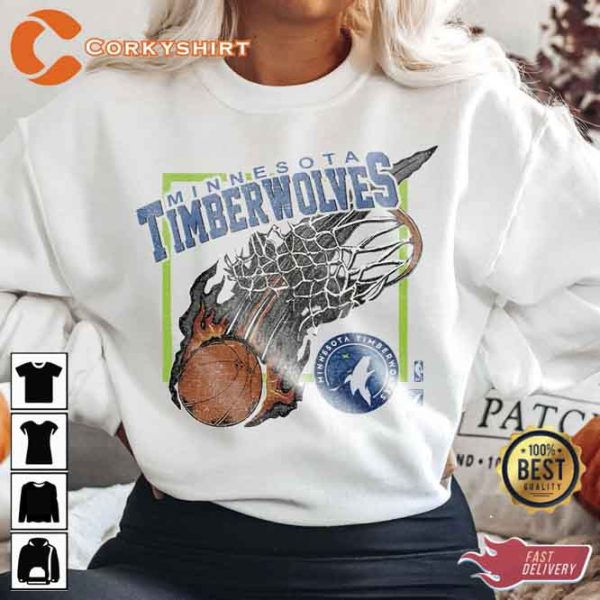 Vintage Minnesota Timberwolves Basketball Sweatshirt