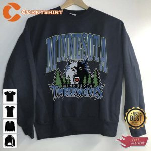 Vintage Minnesota Timberwolves Logo Sweatshirt