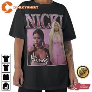 Vintage Nicki Rapper Graphic Tee Shirt