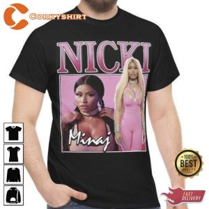 Vintage Nicki Rapper Graphic Tee Shirt