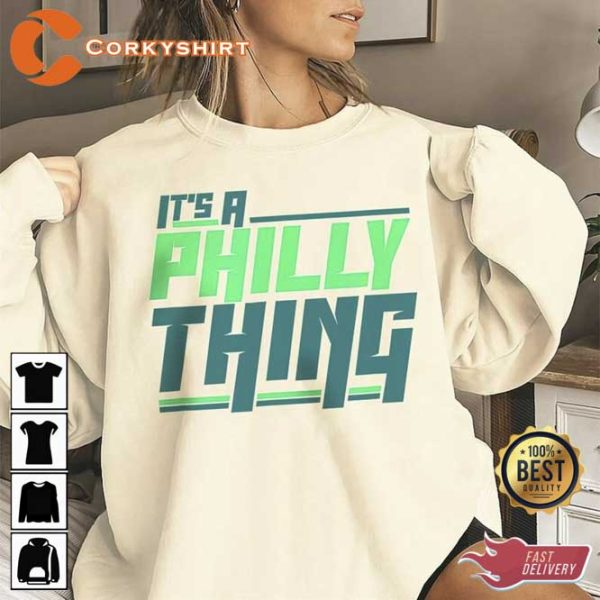 Vintage Philadelphia Eagles It’s a Philly Thing Crewneck Sweatshirt