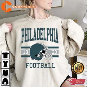 Vintage Philadelphia Football Shirt Philadelphia Football Tee