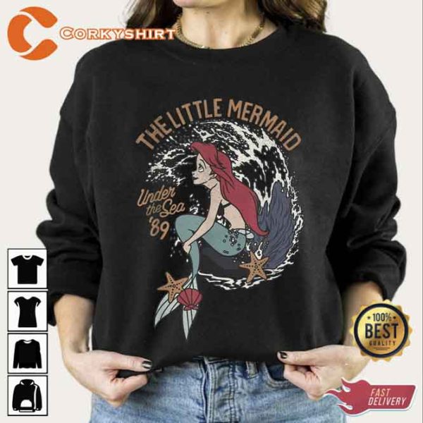 Vintage The Little Mermaid Ariel Princess Shirt