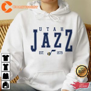 Vintage Utah Jazz Utah Basketball Hoodie