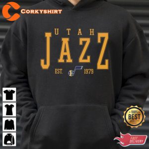 Vintage Utah Jazz Utah Basketball Hoodie
