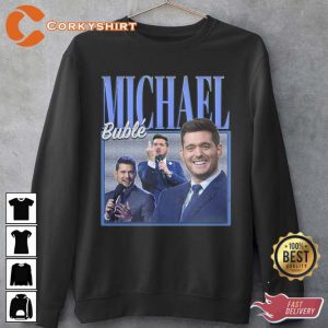 Vitage 90s Style Michael Bublé Gift For Fan T-shirt