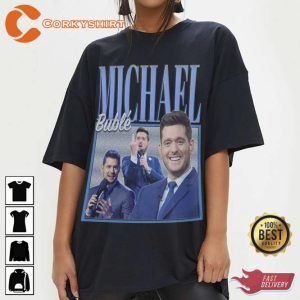 Vitage 90s Style Michael Bublé Gift For Fan T-shirt
