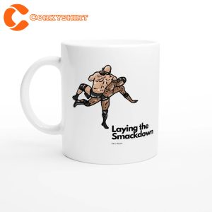 WWE Wrestling USA The Rock Lay The Smackdown Mug Design (3)