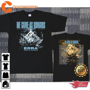 We Came As Romans Darkbloom Tour 2023 T-Shirt Anniversary Gift for Fans 2