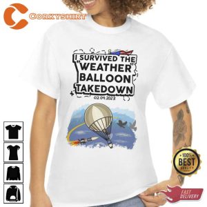 Weather Balloon Takedown Survivor Tshirt