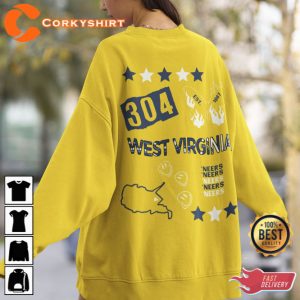 West Virginia Football WVU Apparel Morgantown West Virginia Tee