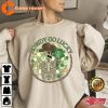Western St Patricks Day Cowboy Skeleton Go Lucky T-Shirt