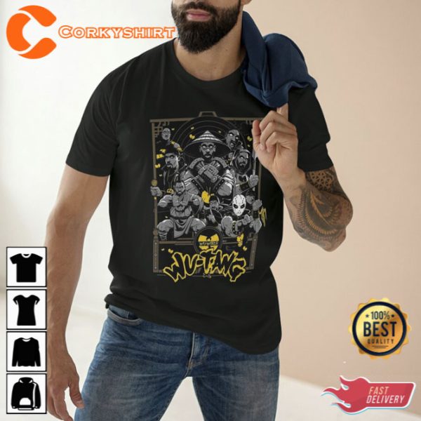 Wu Tang Clan Animated T-Shirt Gift for Hip Hop Fan