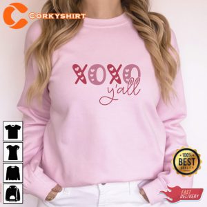 XOXO y'all Valentines Day Hot Shirt