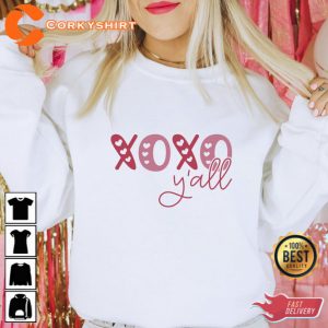 XOXO y'all Valentines Day Hot Shirt