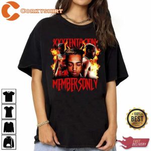 XXXTentacion Membersonly Hip Hop Rap 90s Shirt 1