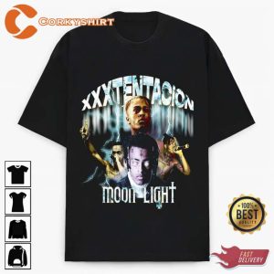 XXXTentacion Moon Light Hip Hop Vintage Bootleg T-shirt