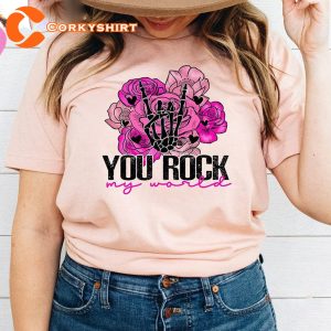 You Rock My World Be Mine Unisex Valentines Day Love Vibe T-shirt
