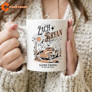 Zach Bryan Something In The Orange Mug Gift For Country Music Lovers (2)