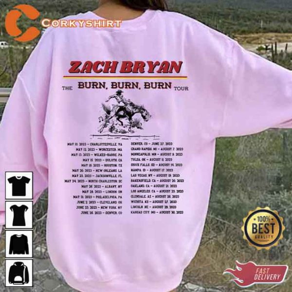 Zach Bryan Song Grid Sweatshirt