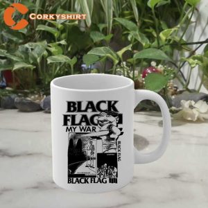 1984 Black Flag My War Tour Black Flag Mug