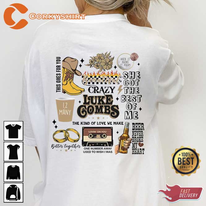 2 Side Combs Bullhead Country Music Shirt